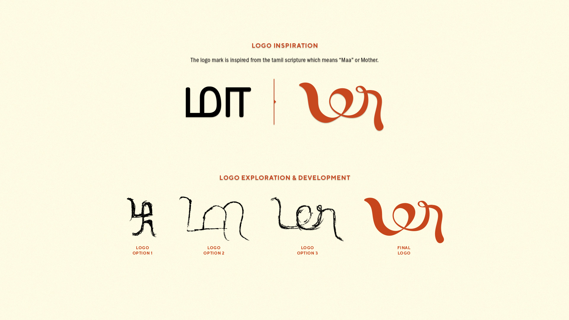 maa's vegan kitchen logo inspiration and logo design process